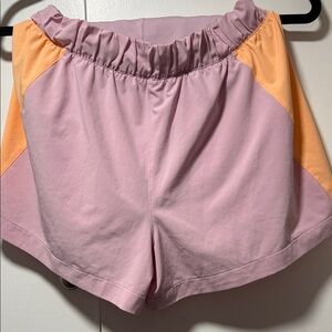 Athleta Pink and Orange Athletic Shorts